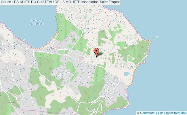 plan association Les Nuits Du ChÂteau De La Moutte Saint-Tropez