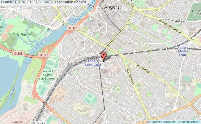 plan association Les Nuits Fugitives Angers
