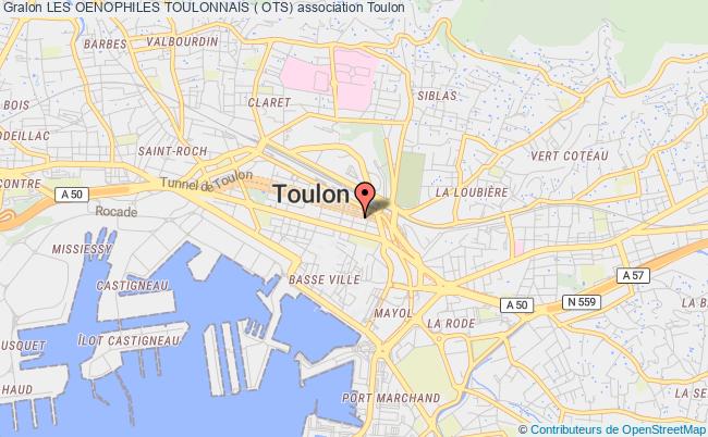 plan association Les Oenophiles Toulonnais ( Ots) Toulon