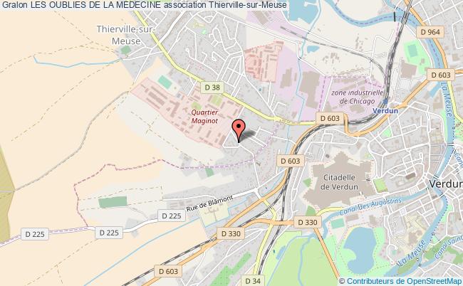 plan association Les Oublies De La Medecine Thierville-sur-Meuse