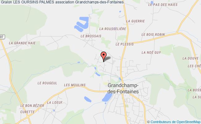 plan association Les Oursins PalmÉs Grandchamps-des-Fontaines
