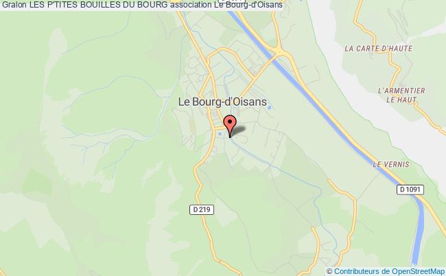 plan association Les P'tites Bouilles De L'ecole La Fare Le Bourg-d'Oisans