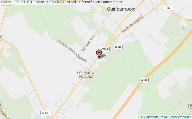 plan association Les P'tites Canailles D'isneauville Quincampoix