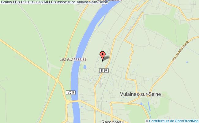 plan association Les P'tites Canailles Vulaines-sur-Seine