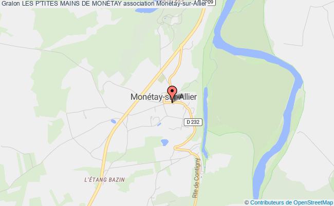 plan association Les P'tites Mains De MonÉtay Monétay-sur-Allier