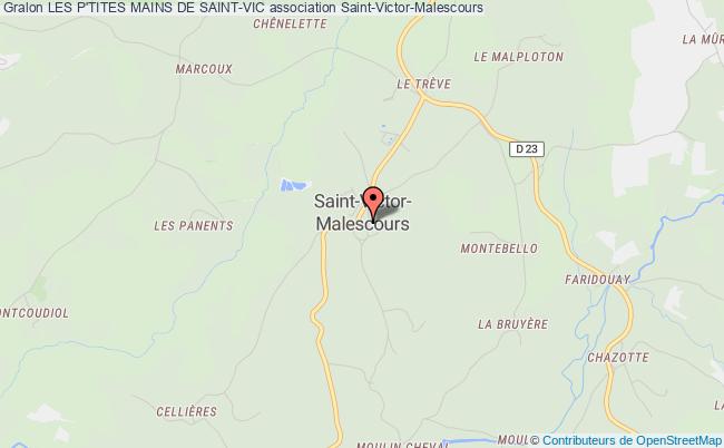 plan association Les P'tites Mains De Saint-vic Saint-Victor-Malescours
