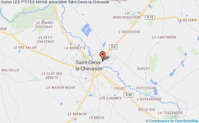 plan association Les P'tites Mains Saint-Denis-la-Chevasse
