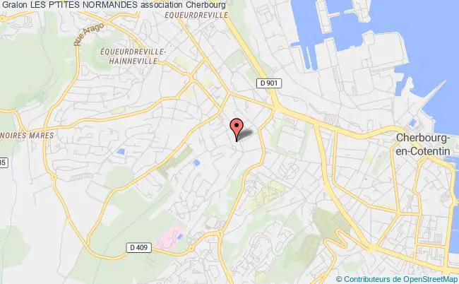 plan association Les P'tites Normandes Cherbourg-en-Cotentin