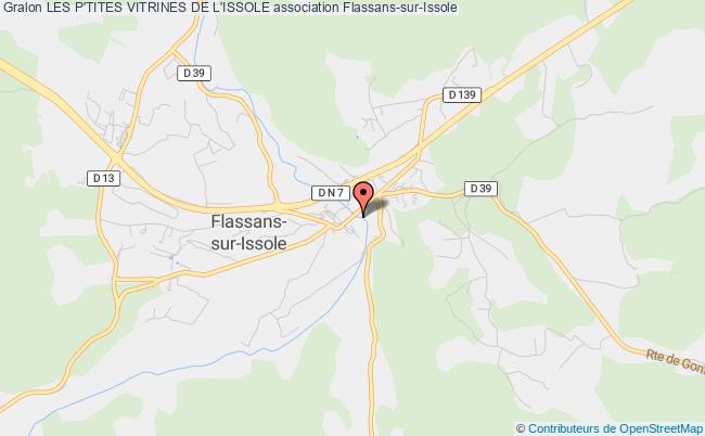plan association Les P'tites Vitrines De L'issole Flassans-sur-Issole