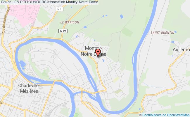 plan association Les P'titounours Montcy-Notre-Dame