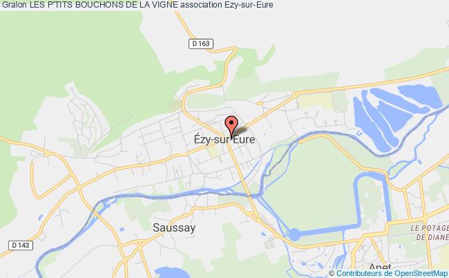 plan association Les P'tits Bouchons De La Vigne Ézy-sur-Eure
