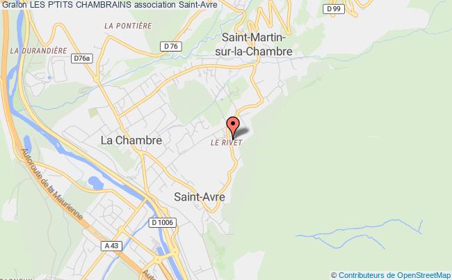 plan association Les P'tits Chambrains Saint-Avre