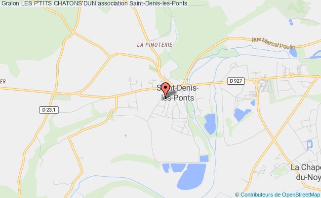 plan association Les P'tits Chatons'dun Saint-Denis-Lanneray