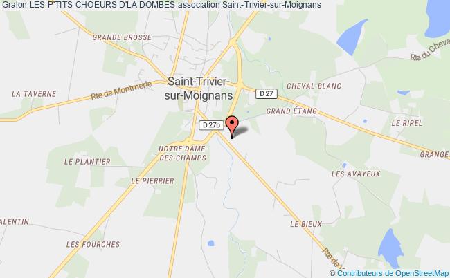 plan association Les P'tits Choeurs D'la Dombes Saint-Trivier-sur-Moignans