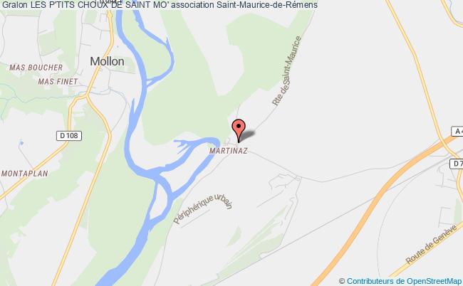 plan association Les P'tits Choux De Saint Mo' Saint-Maurice-de-Rémens