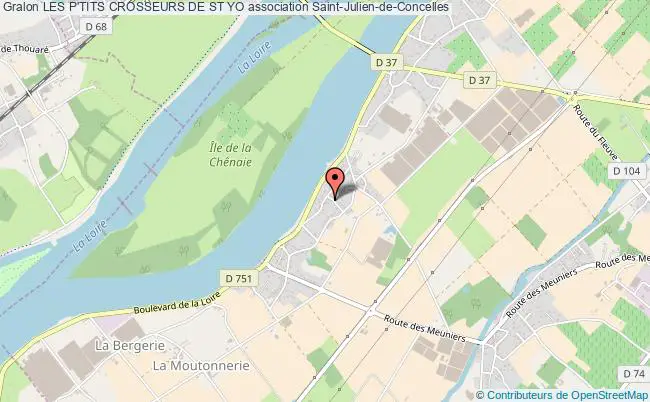 plan association Les P'tits Crosseurs De St Yo Saint-Julien-de-Concelles