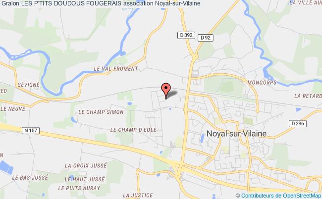 plan association Les P'tits Doudous Fougerais Noyal-sur-Vilaine