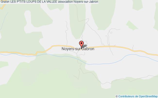 plan association Les P'tits Loups De La Vallee Noyers-sur-Jabron