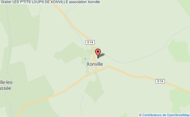 plan association Les P'tits Loups De Xonville Xonville