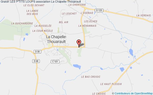 plan association Les P'tits Loups La    Chapelle-Thouarault