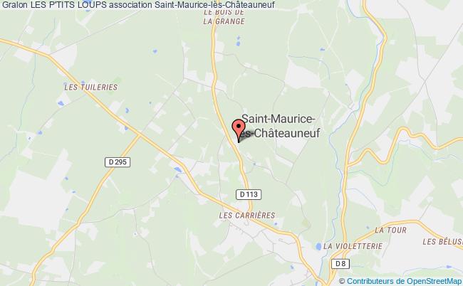 plan association Les P'tits Loups Saint-Maurice-lès-Châteauneuf