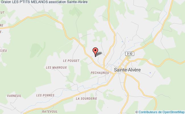 plan association Les P'tits Melanos Sainte-Alvère