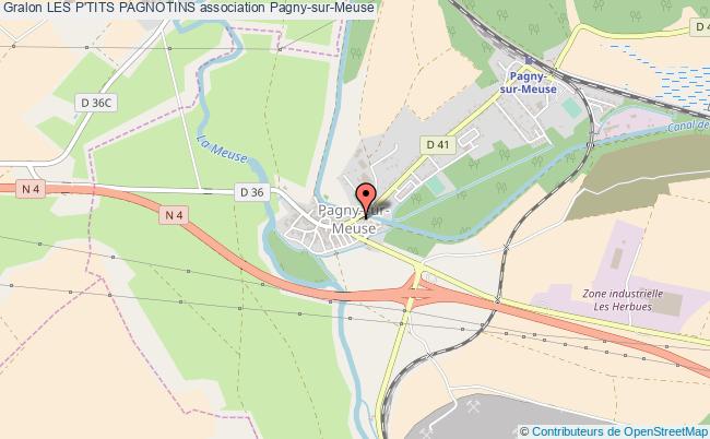 plan association Les P'tits Pagnotins Pagny-sur-Meuse