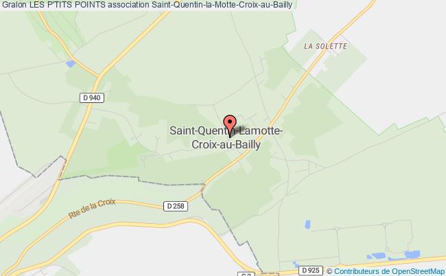 plan association Les P'tits Points Saint-Quentin-la-Motte-Croix-au-Bailly