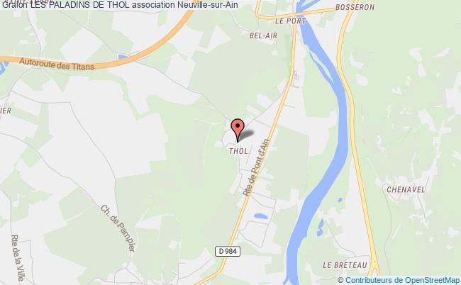 plan association Les Paladins De Thol Neuville-sur-Ain