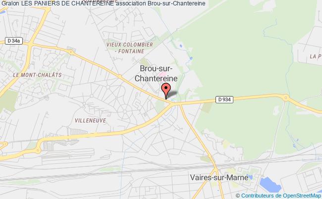 plan association Les Paniers De Chantereine Brou-sur-Chantereine