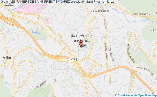 plan association Les Paniers De Saint-priest-en-jarez Saint Priest en Jarez