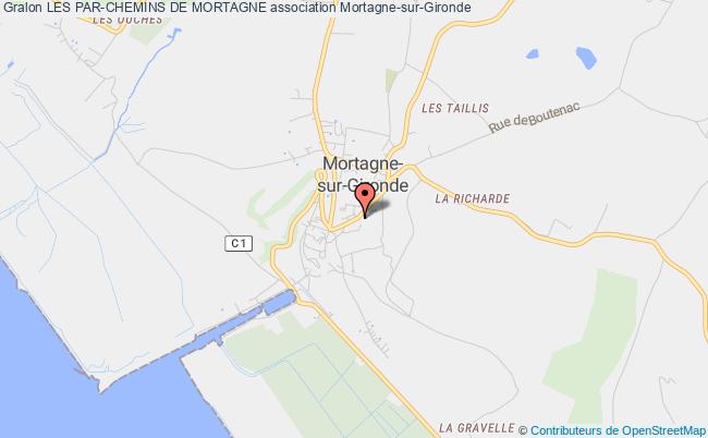 plan association Les Par-chemins De Mortagne Mortagne-sur-Gironde