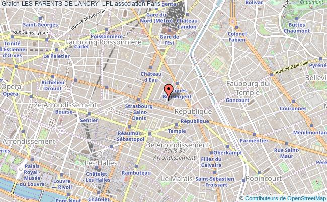 plan association Les Parents De Lancry- Lpl Paris