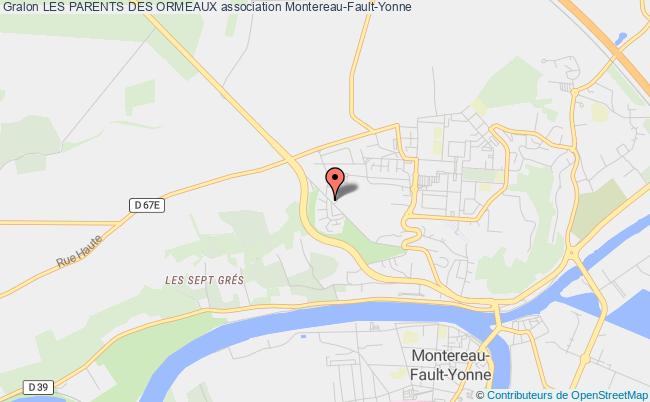 plan association Les Parents Des Ormeaux Montereau-Fault-Yonne