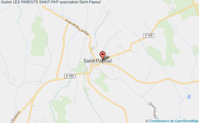 plan association Les Parents Saint-pa'p Saint-Papoul