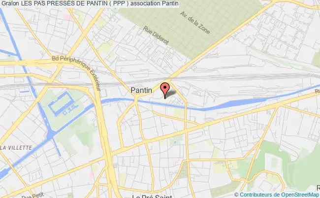 plan association Les Pas PressÉs De Pantin ( Ppp ) Pantin