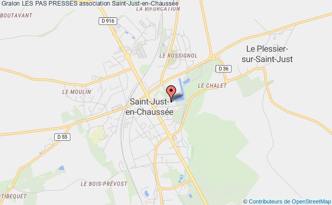 plan association Les Pas Presses Saint-Just-en-Chaussée