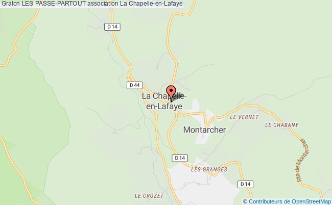 plan association Les Passe-partout La    Chapelle-en-Lafaye