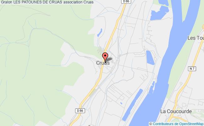 LES PATOUNES DE CRUAS