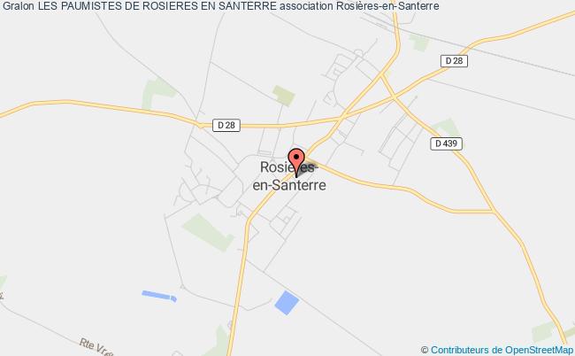 plan association Les Paumistes De Rosieres En Santerre Rosières-en-Santerre