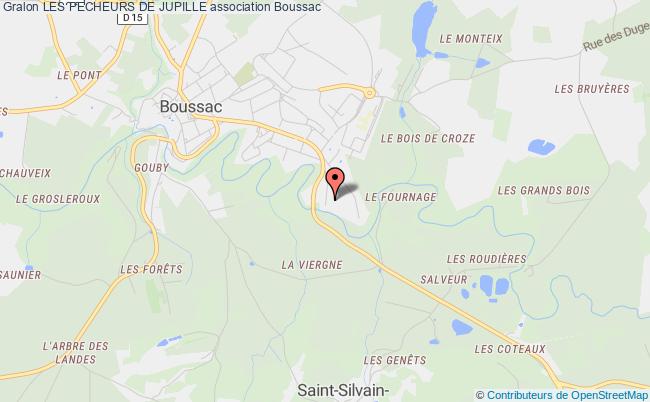 plan association Les Pecheurs De Jupille Boussac