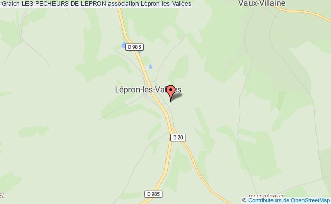 plan association Les Pecheurs De Lepron Lépron-les-Vallées