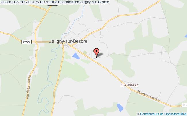 plan association Les PÊcheurs Du Verger Jaligny-sur-Besbre