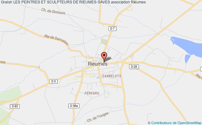 plan association Les Peintres Et Sculpteurs De Rieumes-saves Rieumes