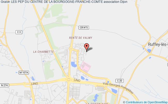 plan association Les Pep Du Centre De La Bourgogne-franche-comte Dijon