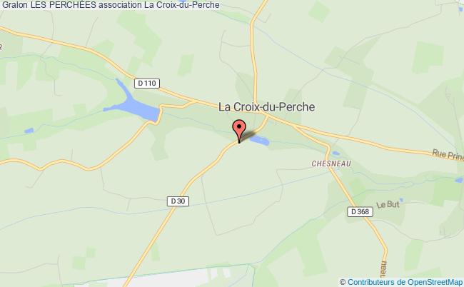 plan association Les PerchÉes Croix-du-Perche
