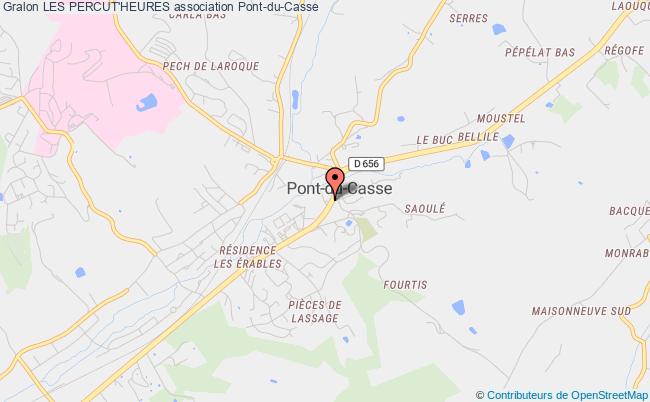 plan association Les Percut'heures Pont-du-Casse
