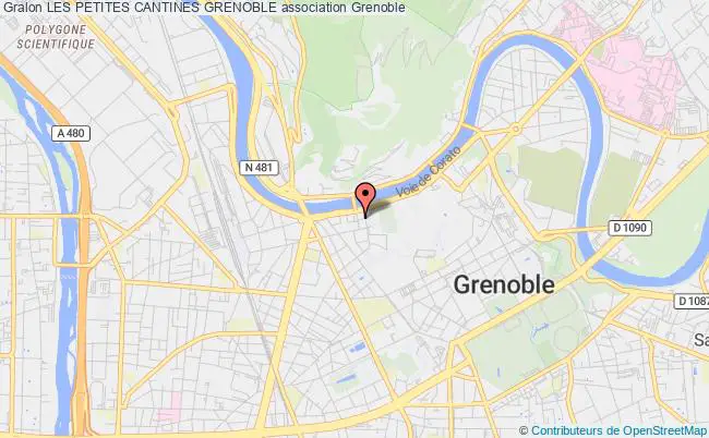 plan association Les Petites Cantines Grenoble Grenoble
