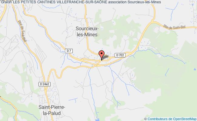 plan association Les Petites Cantines Villefranche-sur-saÔne Sourcieux-les-Mines