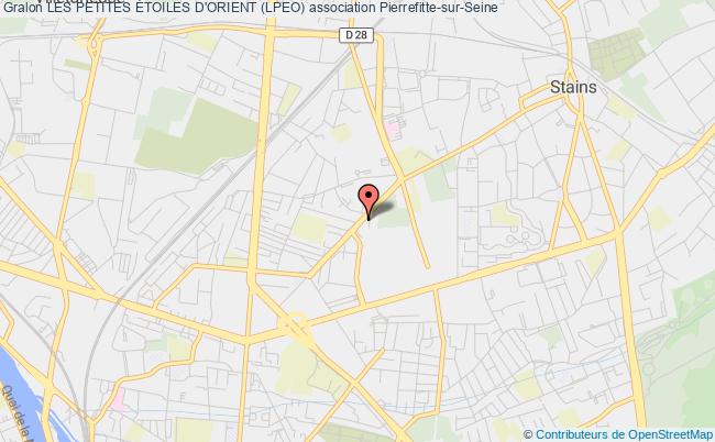 plan association Les Petites Étoiles D'orient (lpeo) Pierrefitte-sur-Seine